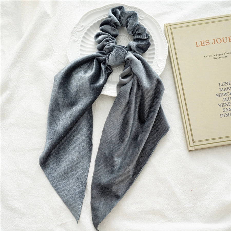 Women's Simple Style Classic Style Solid Color Flannel Hair Tie