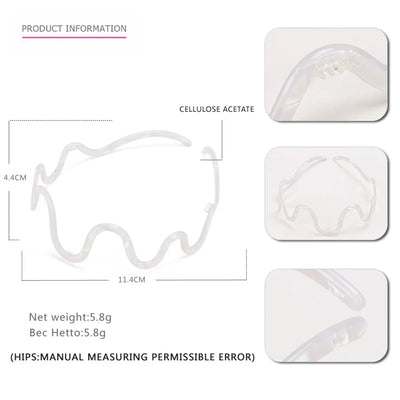 Women's Simple Style Classic Style Color Block Acetic acid sheets Hair Band