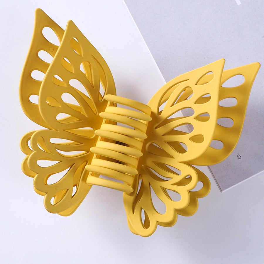 fashion butterfly plastic hair claws