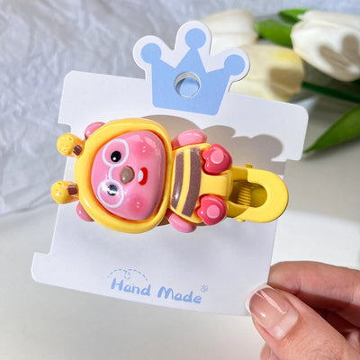 LOOPY Little Beaver Children's Hairpin Duckbill Clip Side Bangs Clip Broken Hairpin Little Girl's Headwear Ruby Hair Accessories