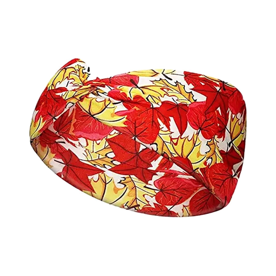 casual vacation plaid bow knot cloth printing hair band