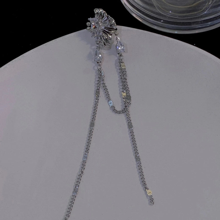 1 Piece Casual Simple Style Streetwear Flower Copper Ear Cuffs