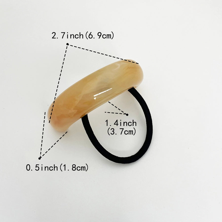Women's Casual Classical Vintage Style U Shape Resin Hair Tie