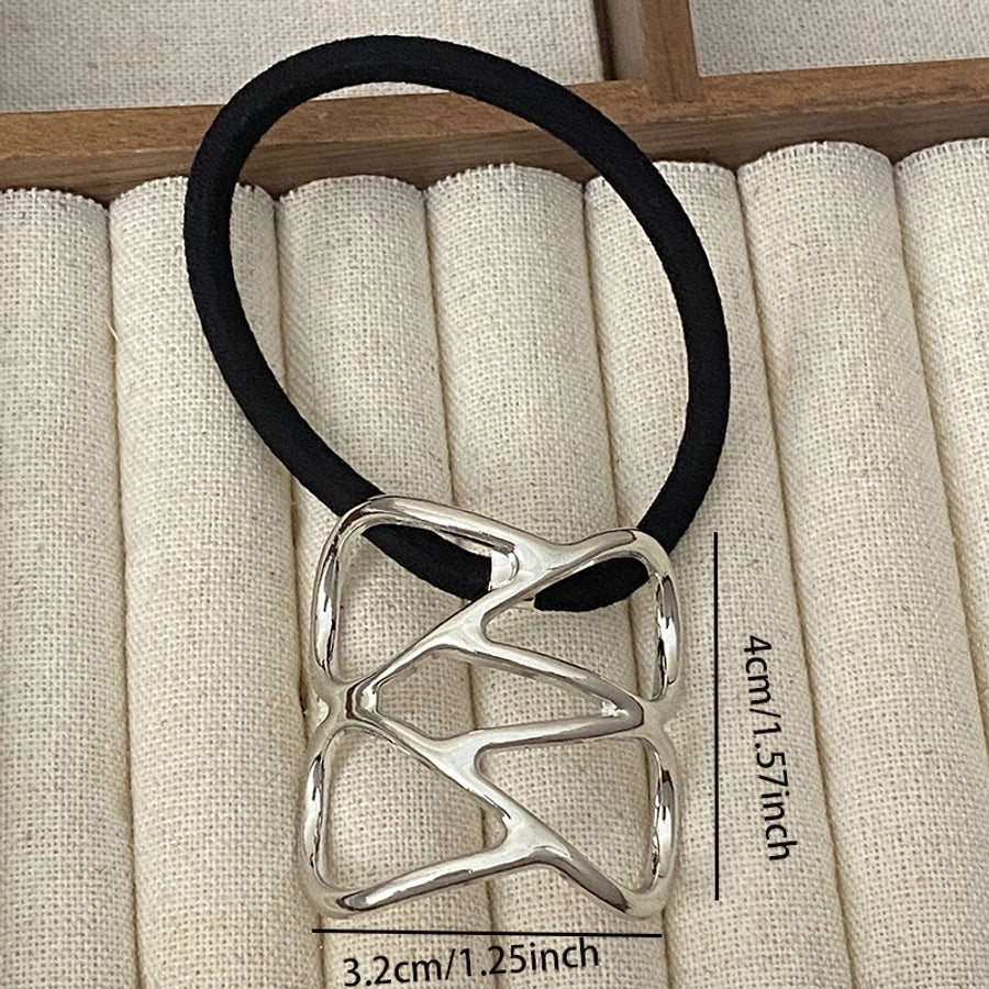 Women's Exaggerated Geometric Alloy Hair Tie