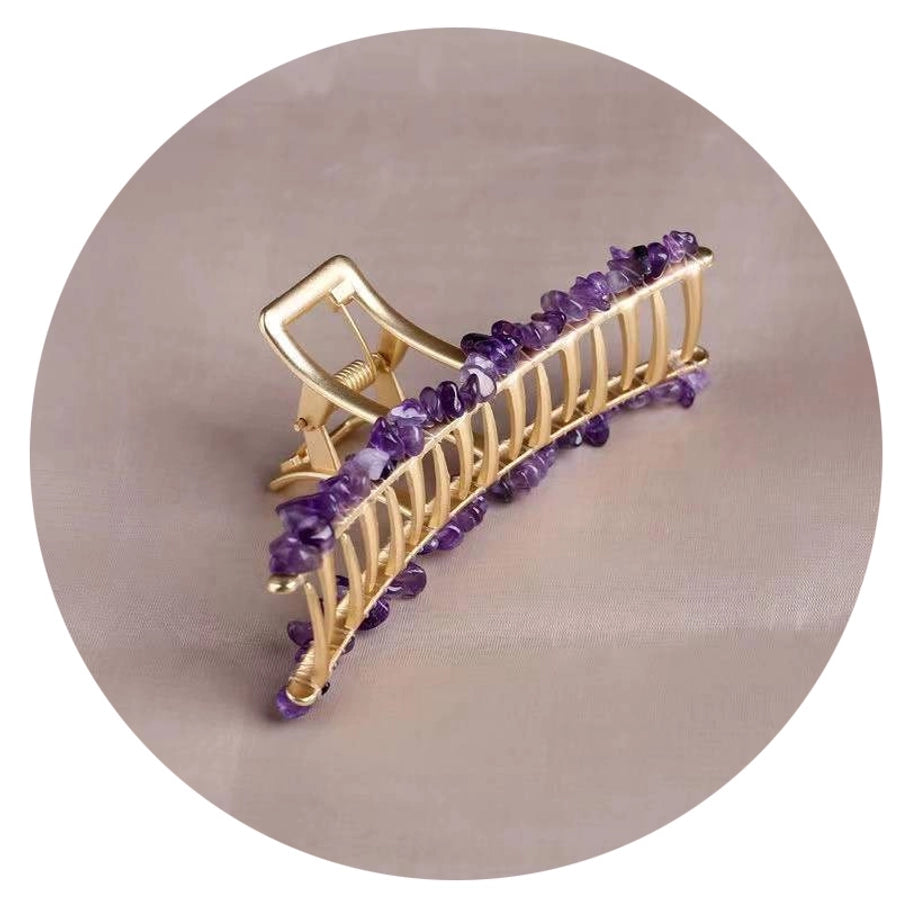 ethnic style geometric alloy handmade hair claws