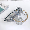 fashion butterfly alloy lace inlay artificial pearls hair band 1 piece