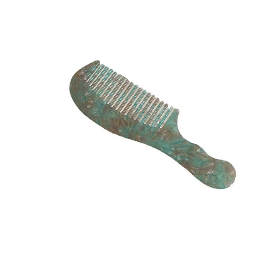 Refined good-looking ~ Portable ~ small comb that can be packed in bags Korean ink hawksbill acetic acid plate hair comb