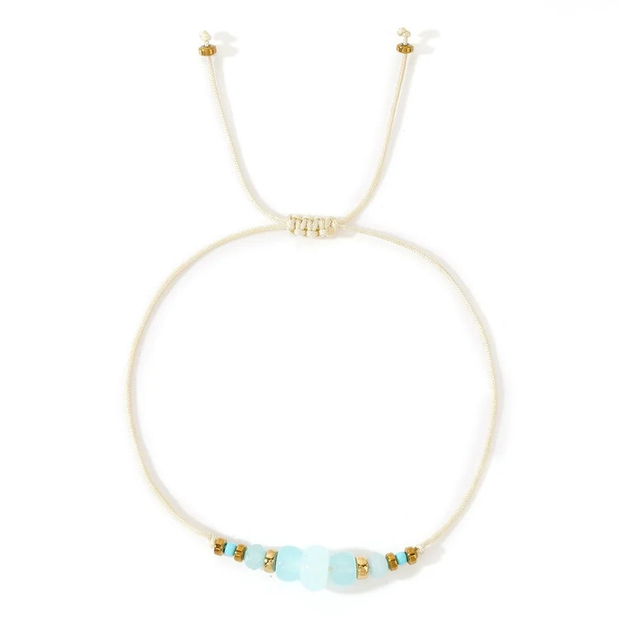 Casual Simple Style Streetwear Geometric natural stone Bracelets In Bulk