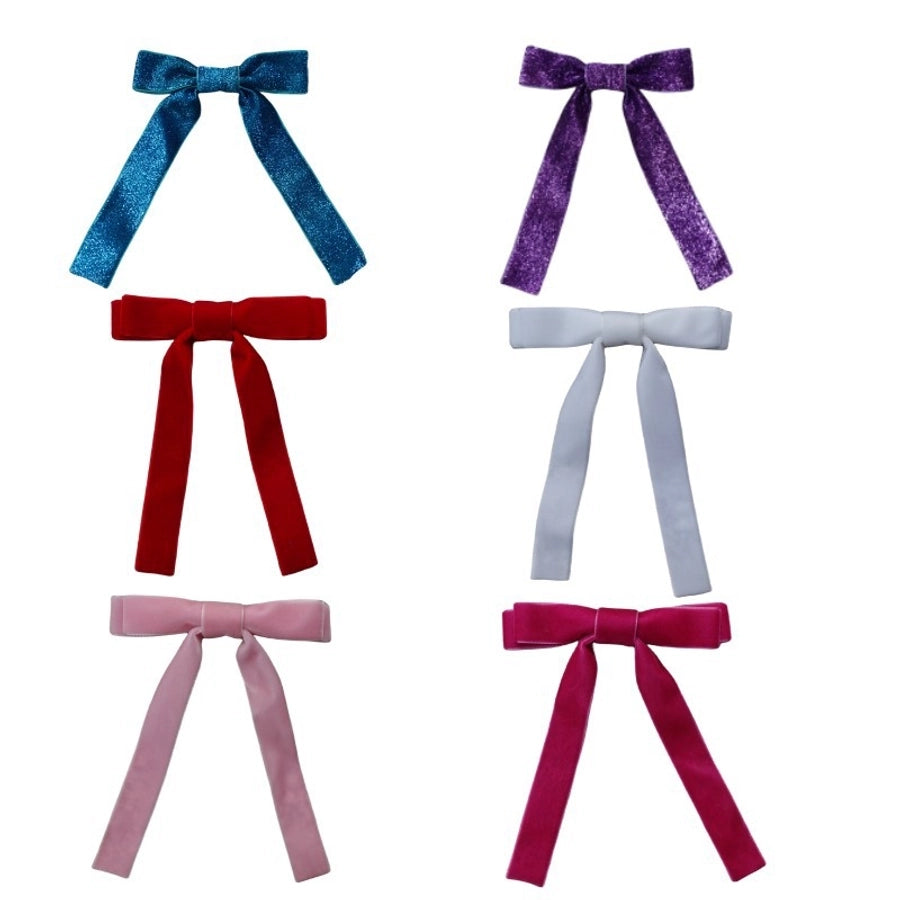 Women's Elegant Solid Color Cloth Handmade Hair Clip