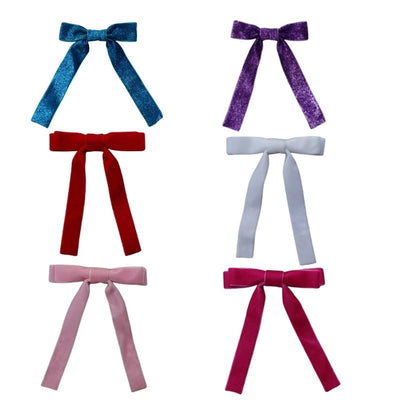 Women's Elegant Solid Color Cloth Handmade Hair Clip