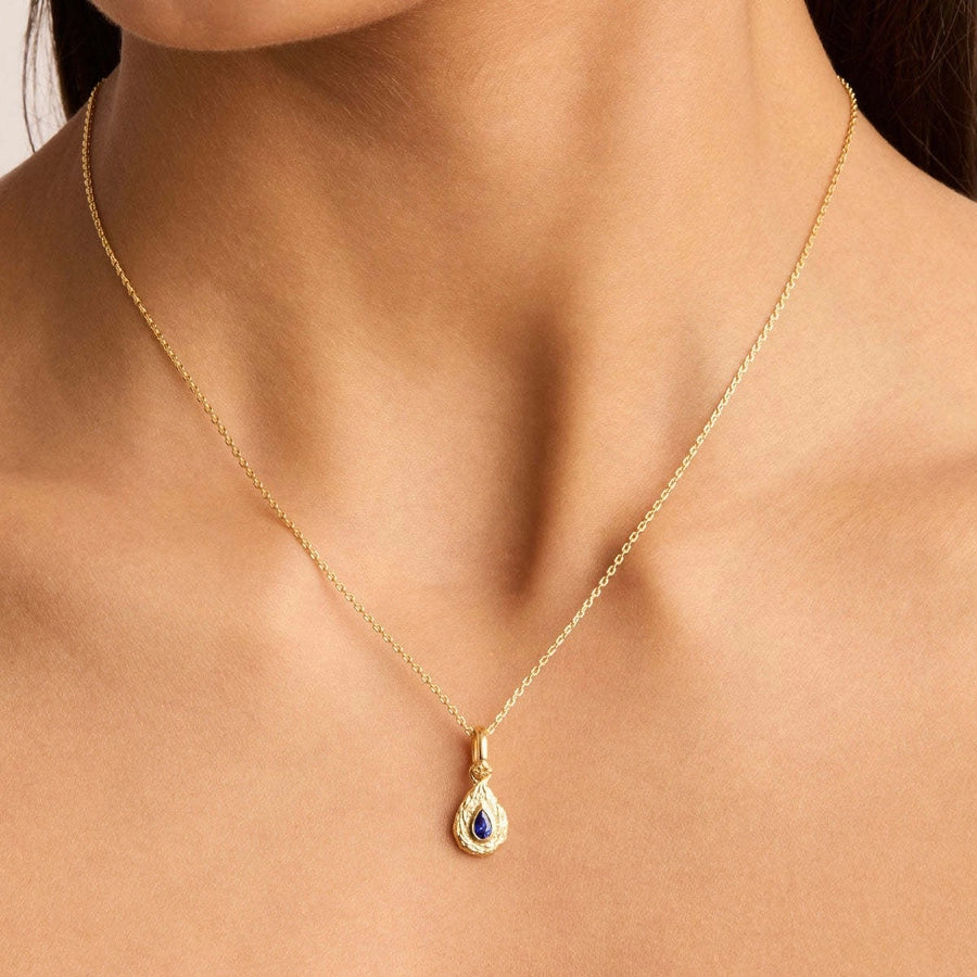 Jewelry Casual Simple Style Water Droplets 201 Stainless Steel 304 Stainless Steel Zircon 18K Gold Plated Pendant Necklace