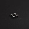 1 Pair Simple Style Round 304 Stainless Steel 18K Gold Plated Ear Studs