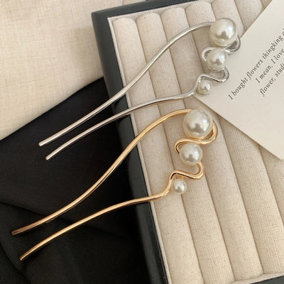 Women's Simple Style Classic Style Geometric Alloy Plating Hairpin