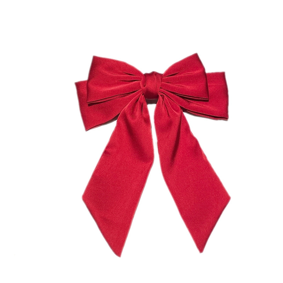 women's sweet simple style bow knot cloth hair clip