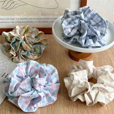 Women's Simple Style Classic Style Color Block Cloth Handmade Hair Tie