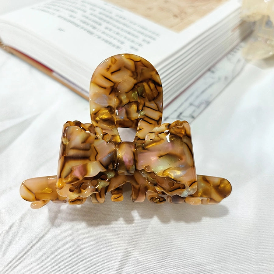 Women's Casual Simple Style Streetwear Geometric Bow Knot Acetic acid sheets Handmade Hair Claws