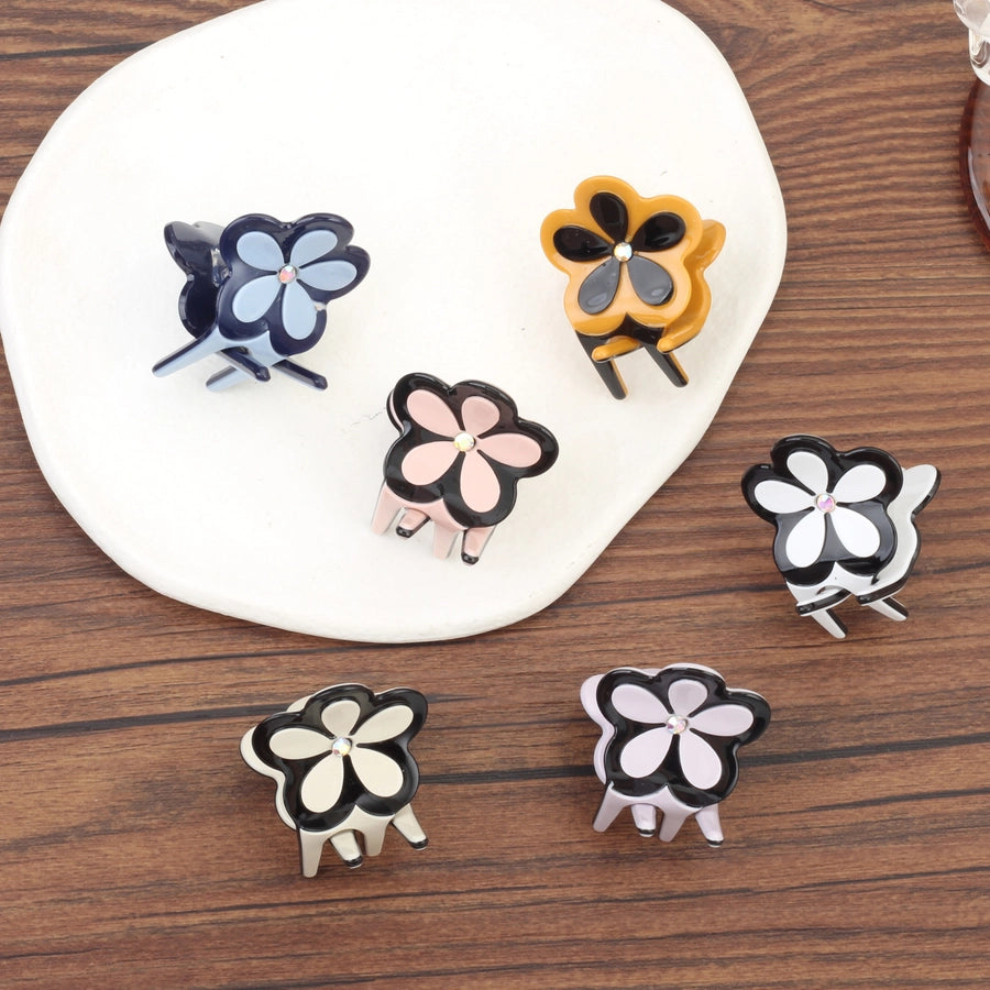 Women's Lady Floral Acetic acid sheets Hair Claws