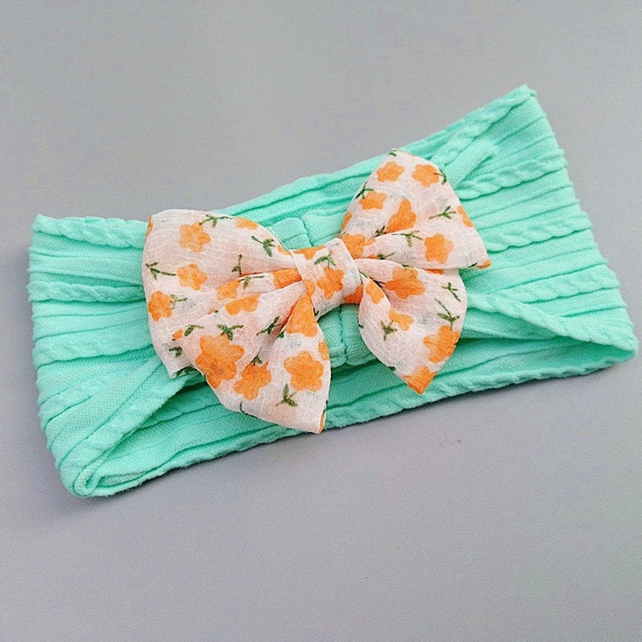 Kid'S Japanese Style Bow Knot Nylon Cloth Hair Band