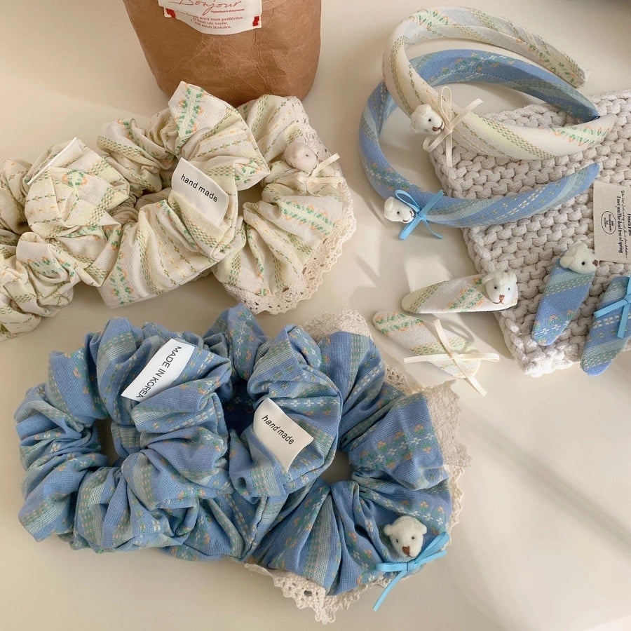 Women's Casual Elegant Streetwear Bow Knot Cloth Hair Clip Hair Band Hair Tie