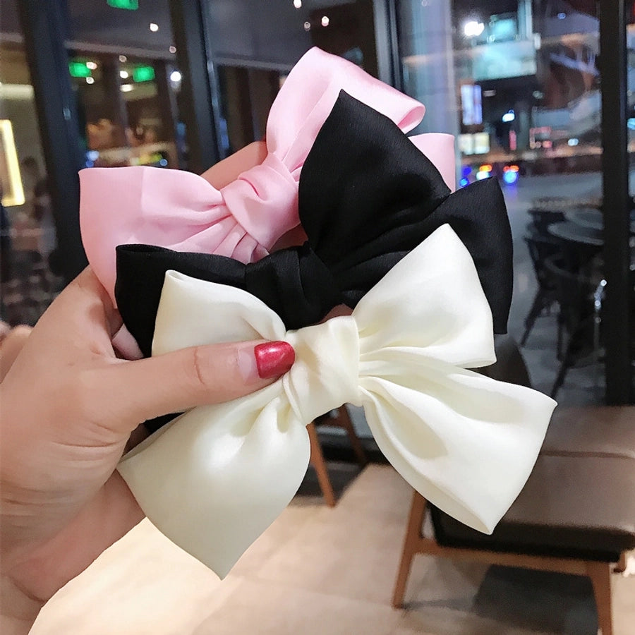 korean princess bow hairpin retro top clip back head clip hairpin