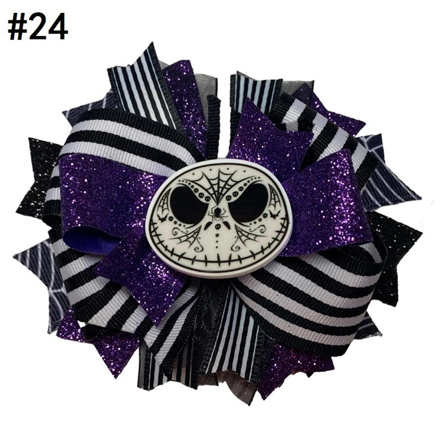 Girl'S Casual IG Style Solid Color Bow Knot Handmade Hair Clip