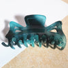 fashion geometric plastic resin stoving varnish hair claws 1 piece