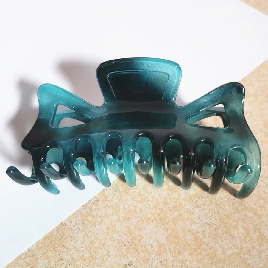 fashion geometric plastic resin stoving varnish hair claws 1 piece