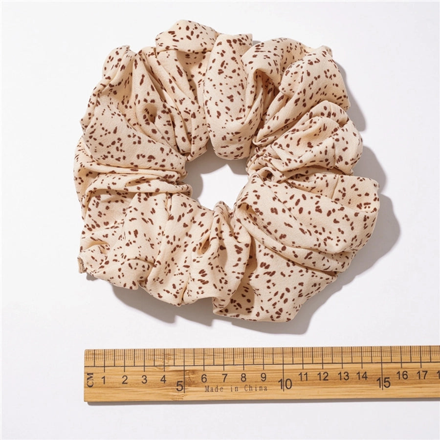 fashion polka dots cloth hair tie 1 piece