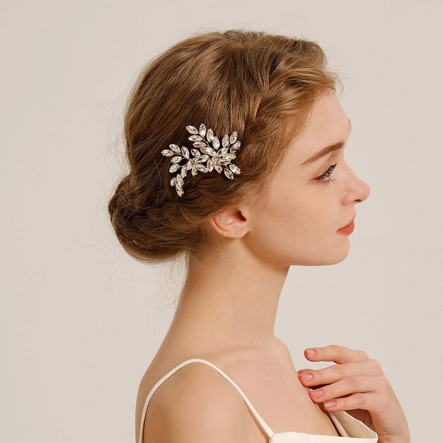 Antique U-shaped Hairpin Hair Accessories Simple Rhinestone Pin Hairpin Photography Portrait High-end Hair Hairpin