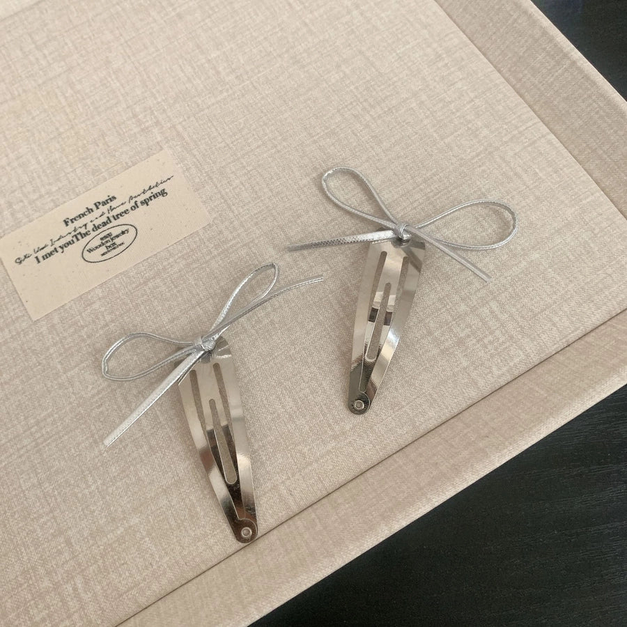 Women's Sweet Simple Style Bow Knot Leather Hair Clip Hair Band