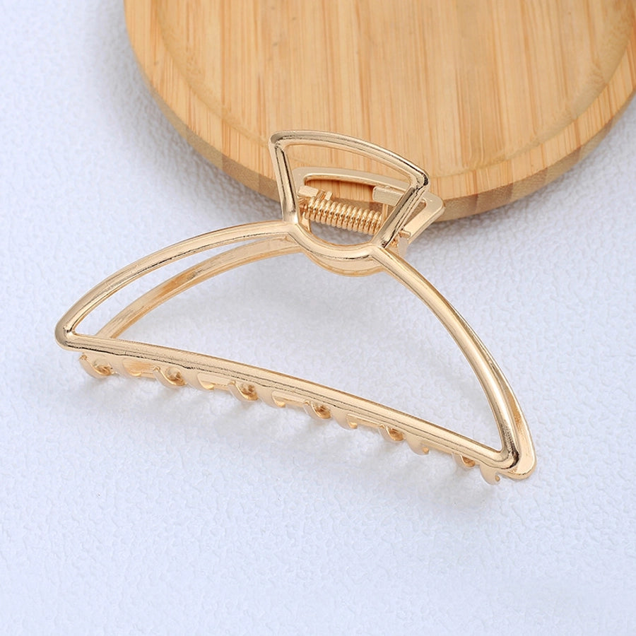 Women's net red hair clip large plate alloy grip women's back head butterfly shark clip hairpin