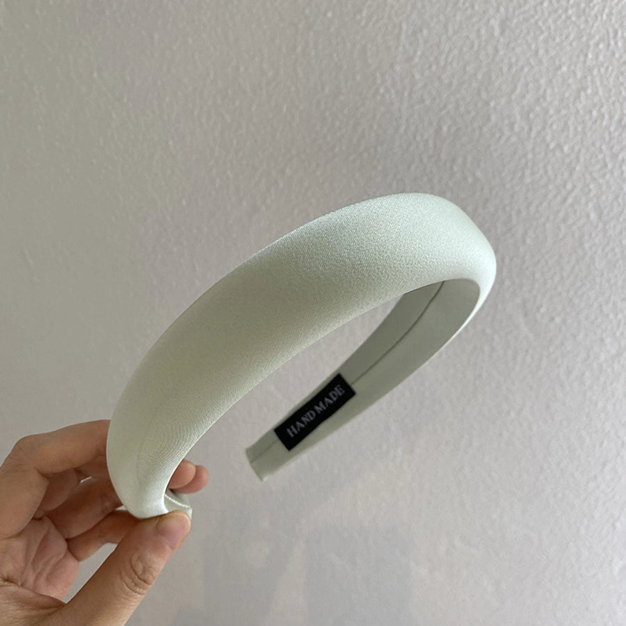 simple style solid color cloth handmade hair band 1 piece