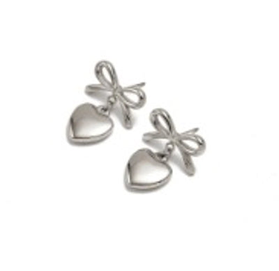 1 Pair Simple Style Bow Knot 304 Stainless Steel 18K Gold Plated Earrings