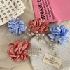Women's Casual Retro Streetwear Floral Cloth Bubble Braid Hair Rope
