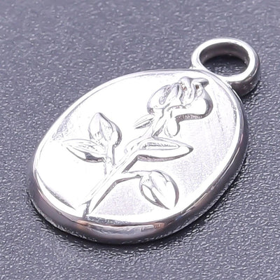 Jewelry Basic Modern Style Classic Style Flower 304 Stainless Steel 18K Gold Plated Plating Pendant Necklace