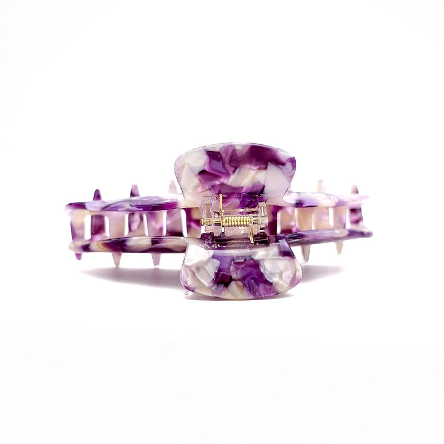 Urrykid Korean Style New Retro Pattern Acetate Grip Back Head Updo Large Size Shark Clip Grip