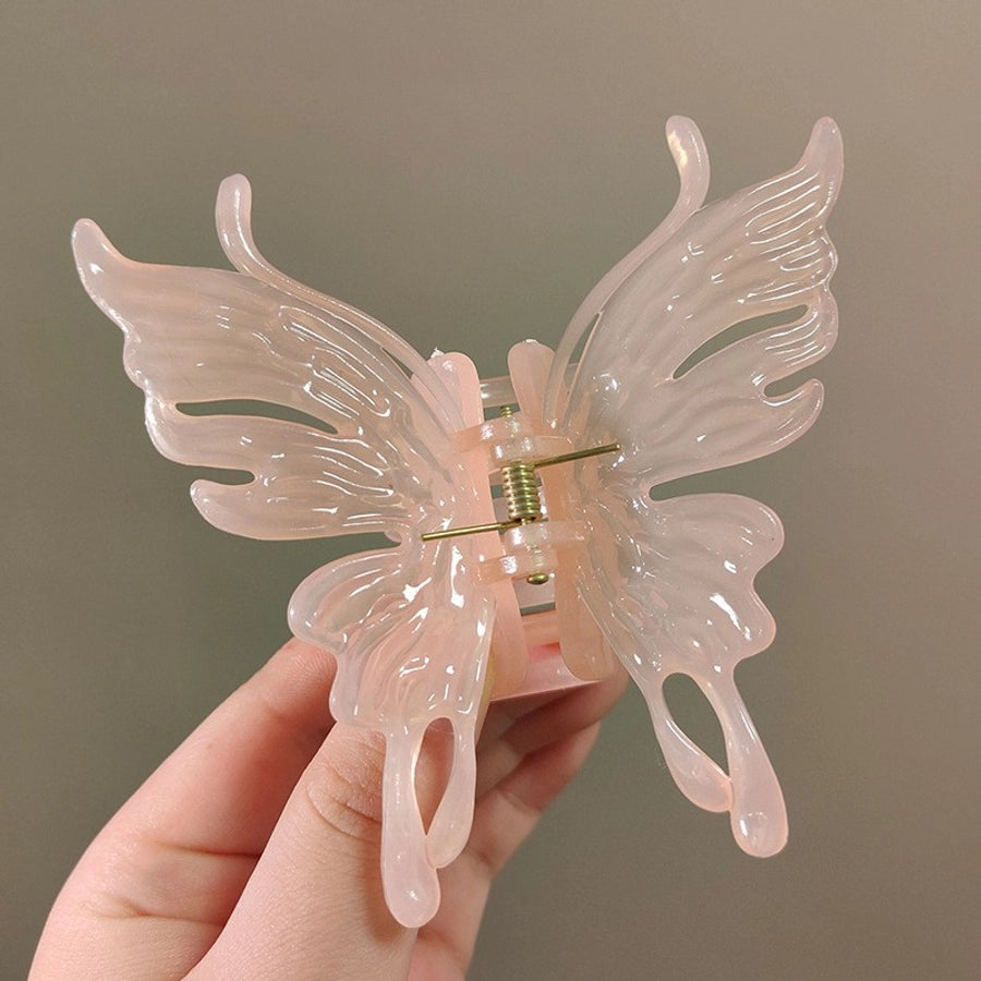 Women's IG Style Korean Style Butterfly Arylic Plating Hair Clip Hair Claws