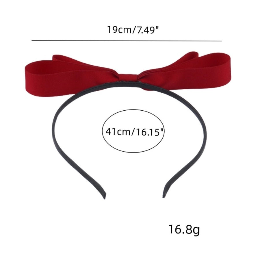 women's cute bow knot cloth ribbon hair clip hair band