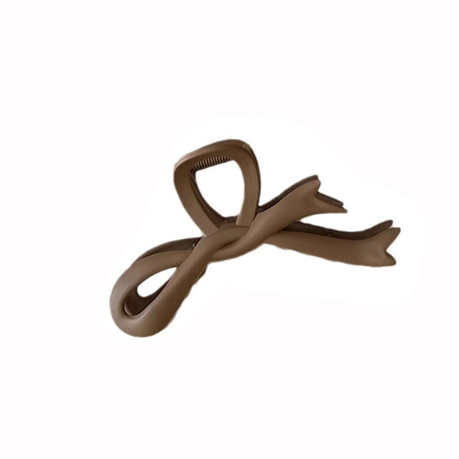 Women's Simple Style Bow Knot Arylic Hollow Out Hair Claws