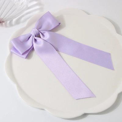 Guanyang  New Arrival 4cm Polyester Cotton Double-Layer Bow Hair Clip Hairpin Lady Updo Word Duckbilled Hair Accessories
