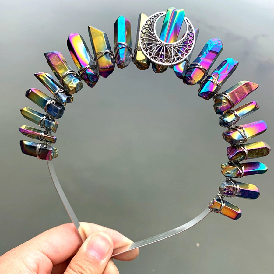 Women's Shiny Geometric Crystal Hair Band