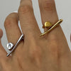 Jewelry Simple Style Classic Style Geometric 304 Stainless Steel Open Rings