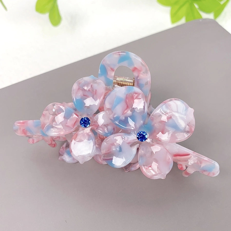 Women's Sweet Color Block Acetic acid sheets Hair Clip