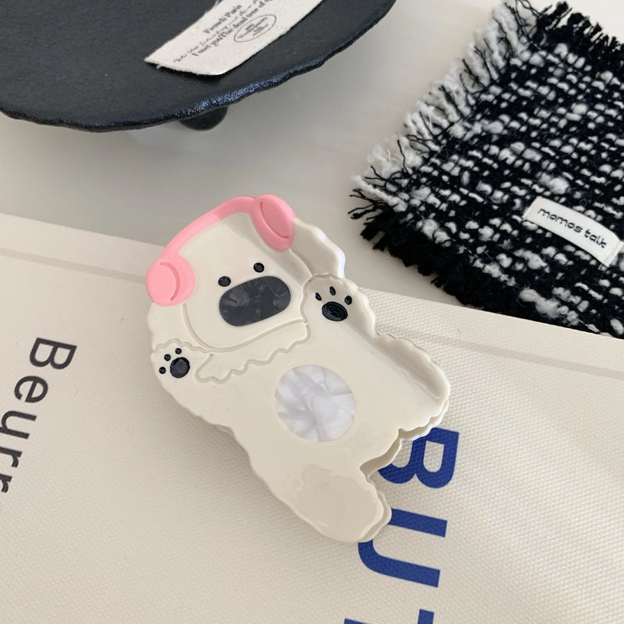 Animal Cartoon Cute New Acetate Headset Puppy Grip Shark Clip S Ponytail and Updo Personalized Hair Accessories