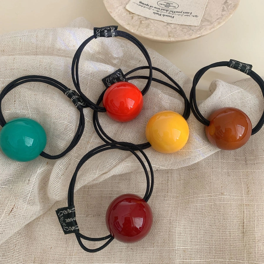 Women's Simple Style Classic Style Solid Color Plastic Hair Tie