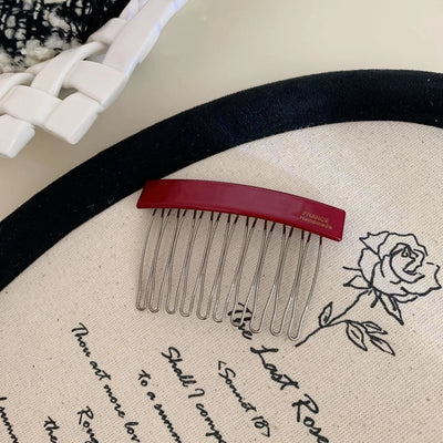 Women's Casual Simple Style Streetwear Geometric Acetic acid sheets Metal Insert comb