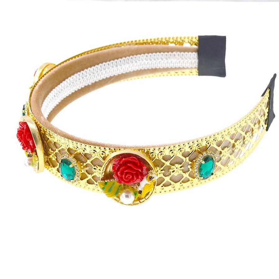 baroque palace style retro flower holiday headband nhnt134395