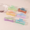 simple style gradient color plastic stoving varnish hair claws