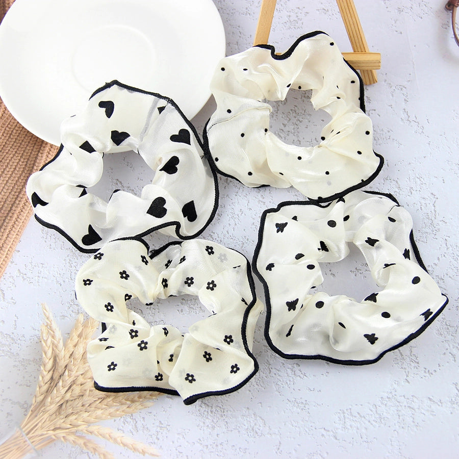 Women's Classic Style Korean Style Polka Dots Cloth Polyester Hair Tie