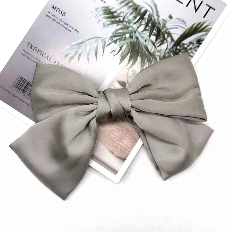 korean style bow knot cloth hair clip hair tie 1 piece